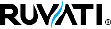 Stylized logo with blue accent